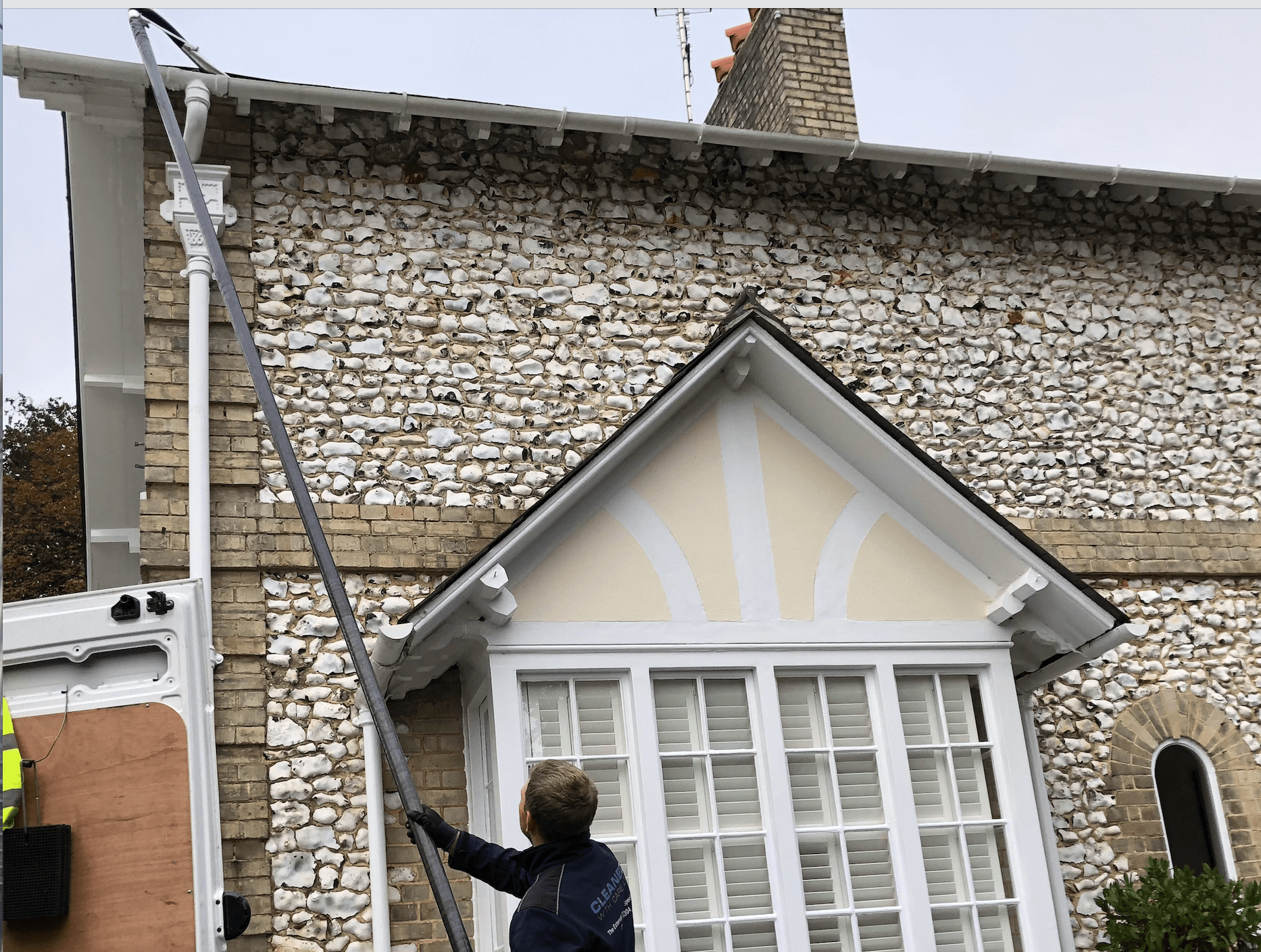 Professional gutter cleaning tools and equipment used by The Roof Moss Cleaners in Henlow